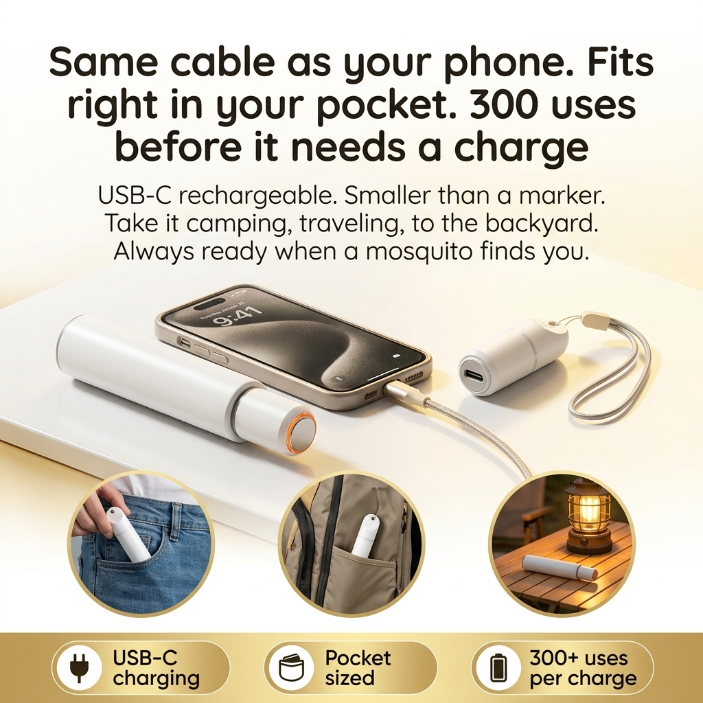 Insect Bite Relief Pen (USB-C Rechargable)